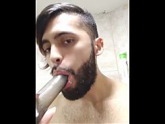 Playing With A Black Dildo Until I Cum In An Intense Prostate Orgasm